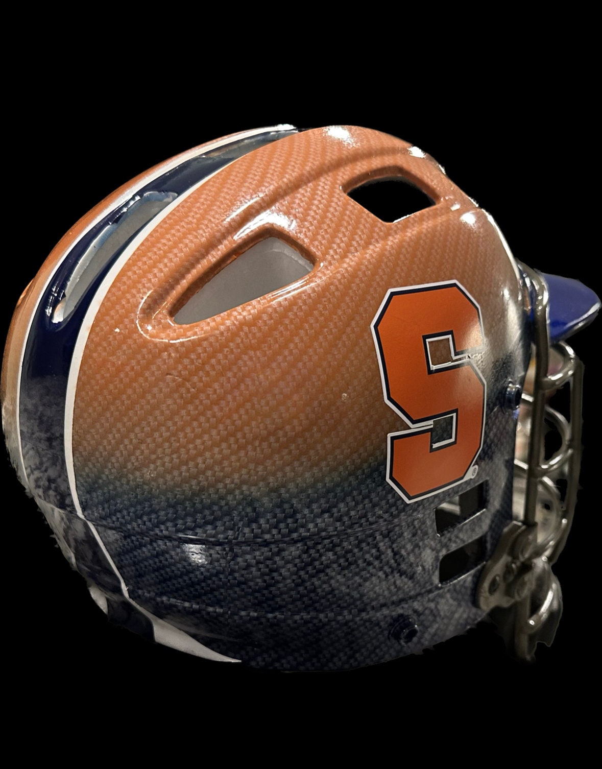 Custom Syracuse University Lacrosse Helmet