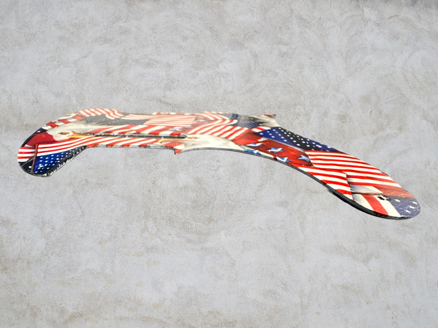 Custom Patriotic Red, White, & Blue Flag and American Bald Eagle 8 hole Fender Telecaster Electric Guitar Pickguard-Left or Right Handed