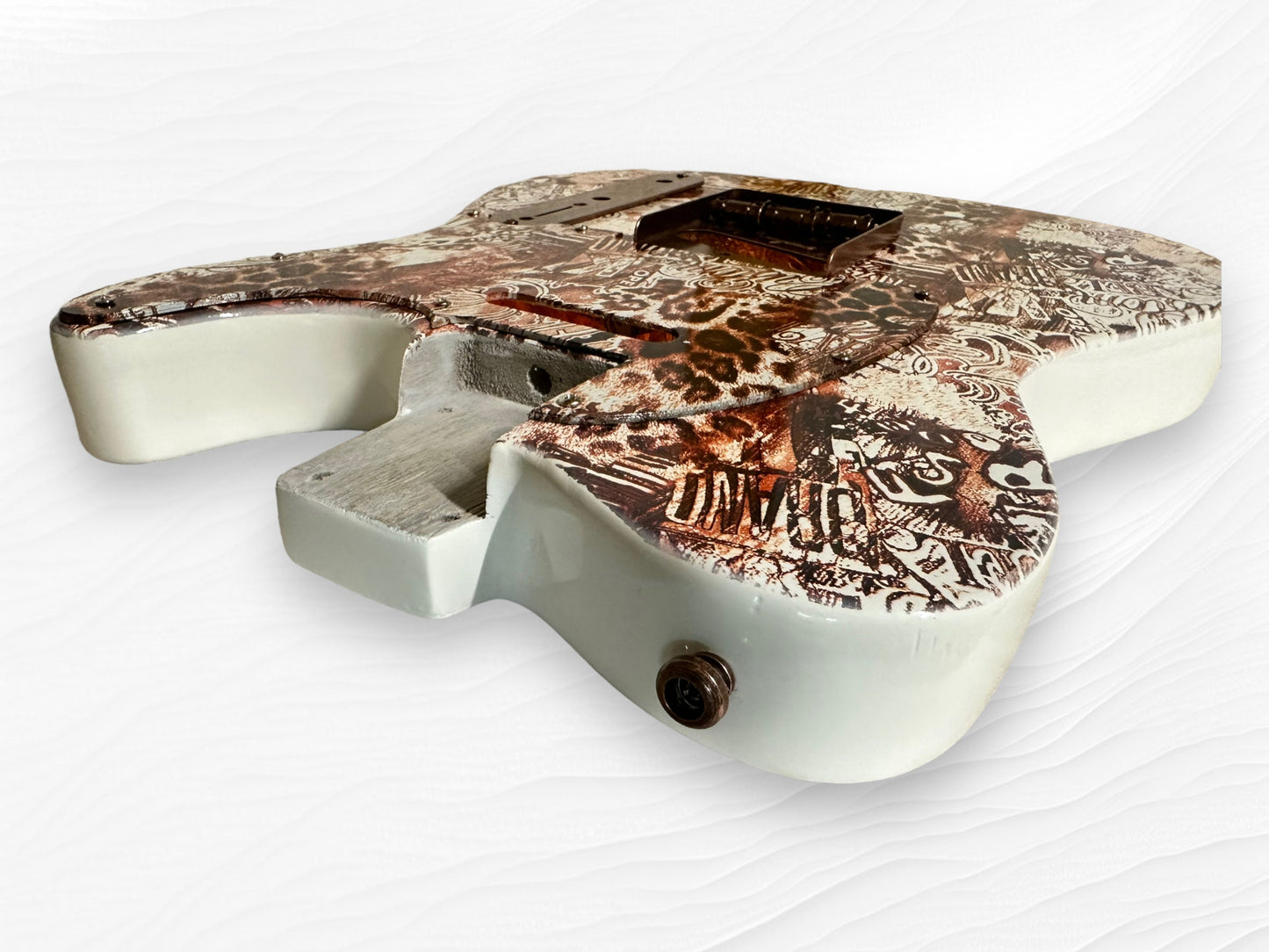 Fender Telecaster Body- Custom Leopard Print Body & Copper Hardware