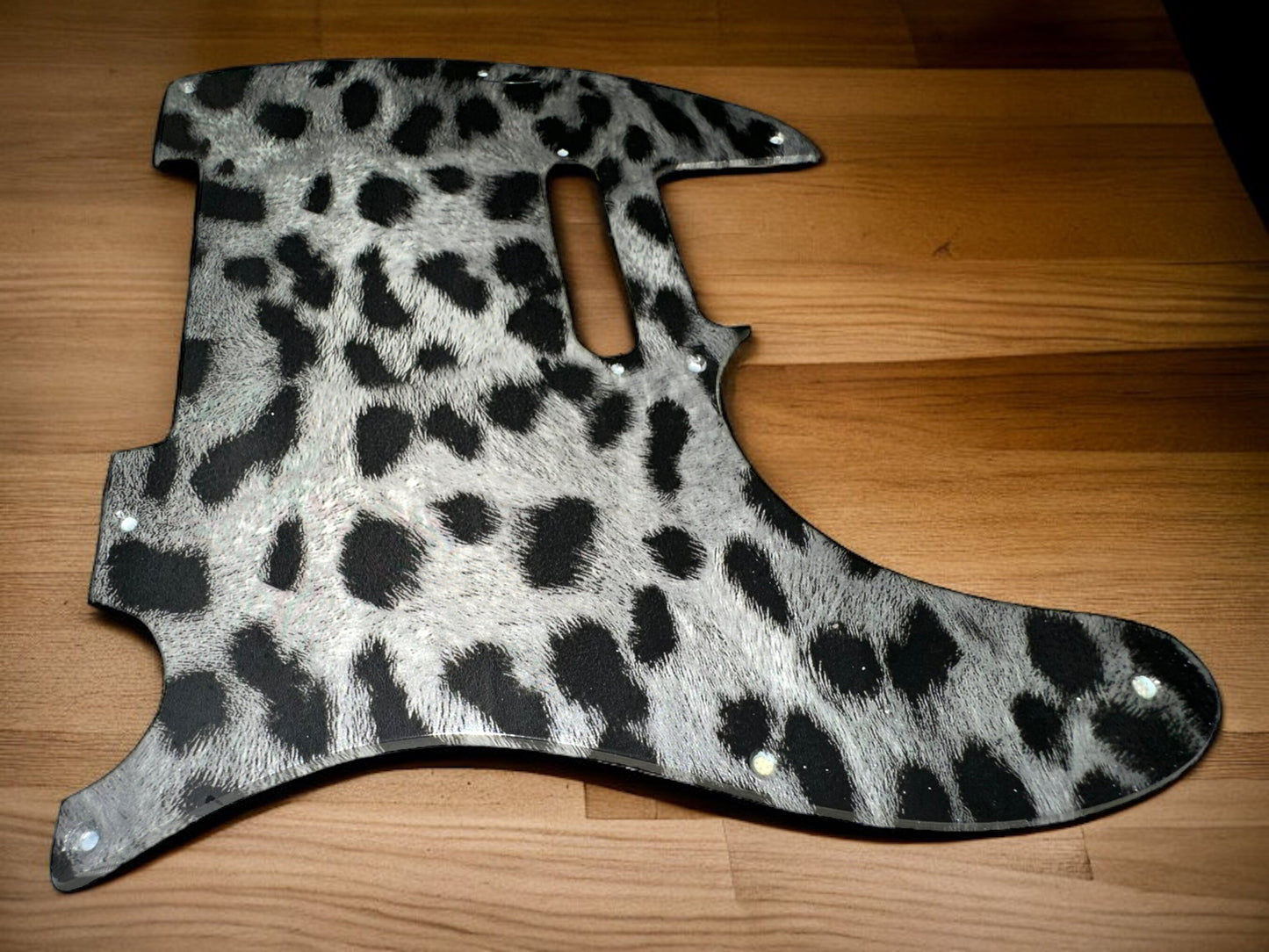 Custom Leopard Print 8 Hole Fender Telecaster Electric Guitar Pickguard