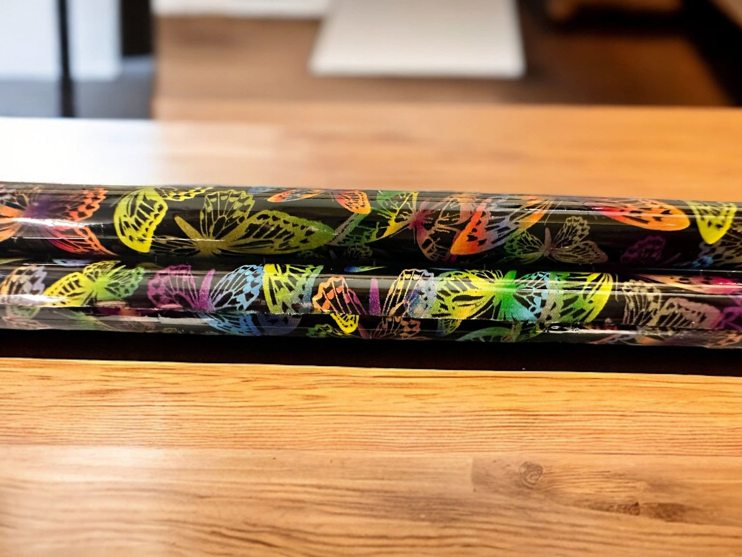 Custom Hickory 5A Drumsticks-Tie Dye & Butterfly