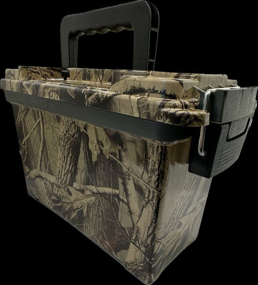 Custom Camo Ammo/Lunch/Tackle/Tool Box-.30 Caliber Size