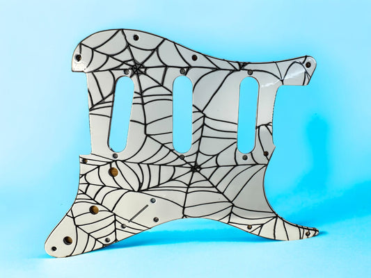 Custom Spider Web 11 Hole Fender Stratocaster Standard Electric Guitar Pickguard